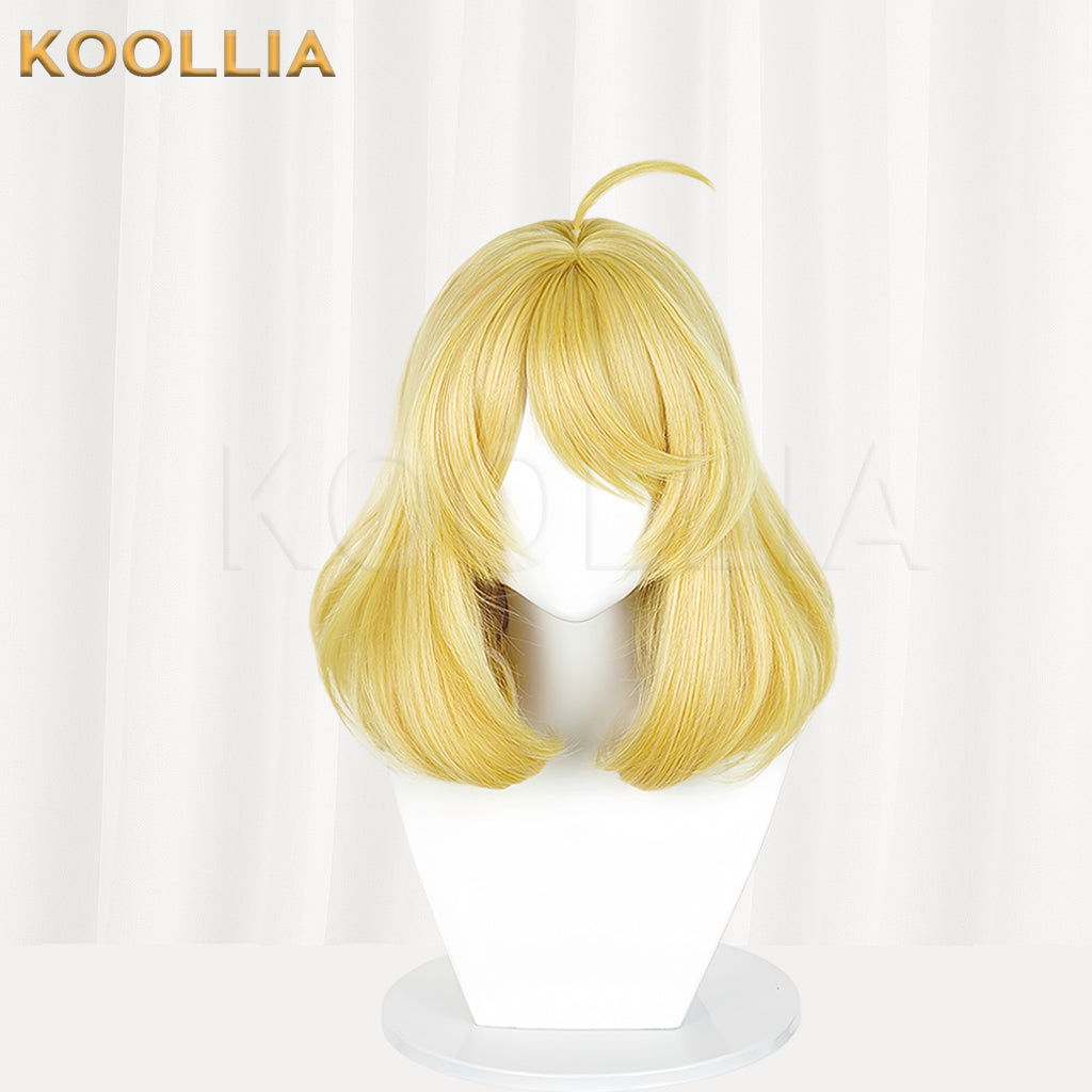 Honor of Kings Daji Short Golden Yellow Hair Basic Wig