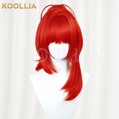 Genshin Impact Diluc Long Red Hair Basic Wig