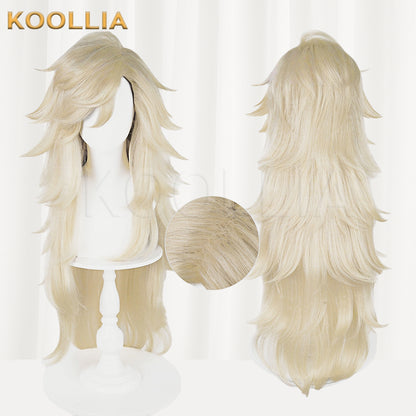 Demon Slayer Douma Long Blonde Hair Basic Wig