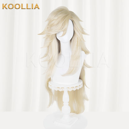 Demon Slayer Douma Long Blonde Hair Basic Wig
