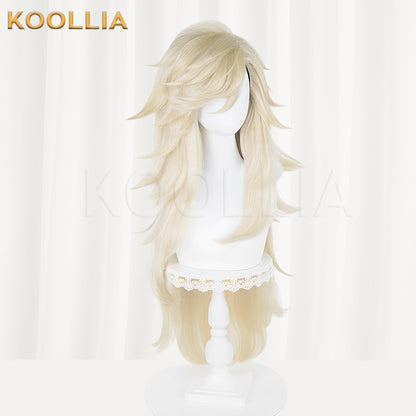 Demon Slayer Douma Long Blonde Hair Basic Wig