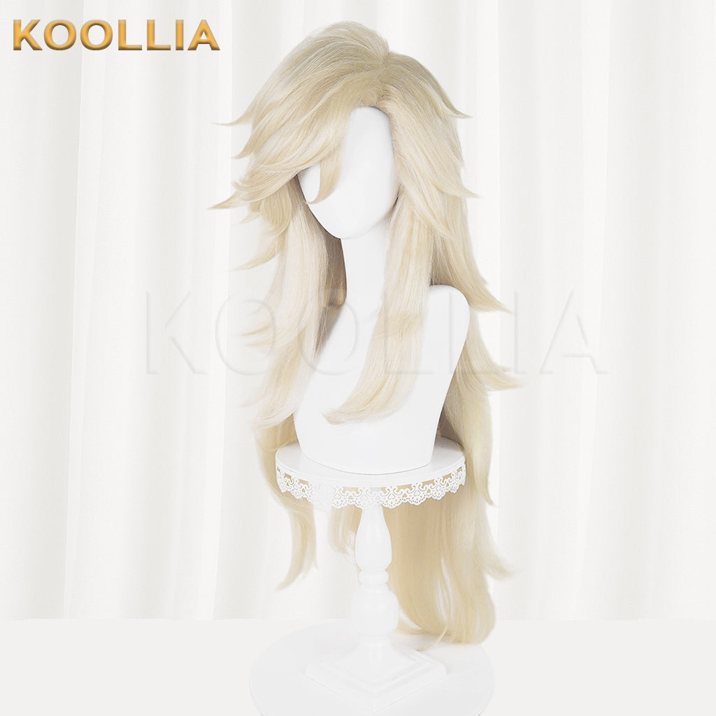 Demon Slayer Douma Long Blonde Hair Basic Wig
