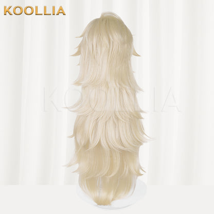Demon Slayer Douma Long Blonde Hair Basic Wig
