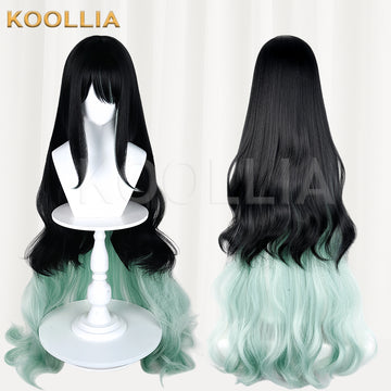 Arknights Dusk Long Mix Hair Basic Wig Multi-angle Display by koollia