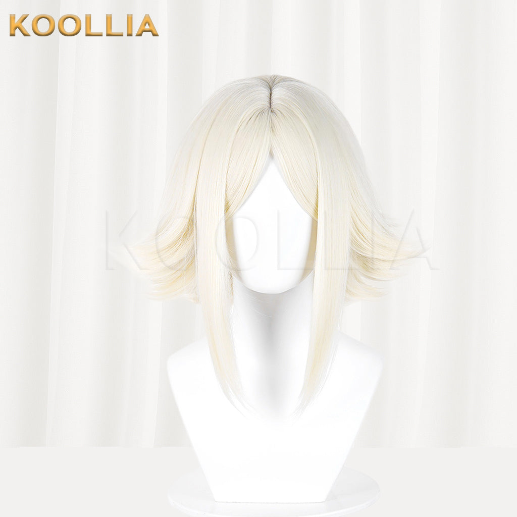 Gachiakuta Eisha Stilza Short Blonde Hair Basic Wig