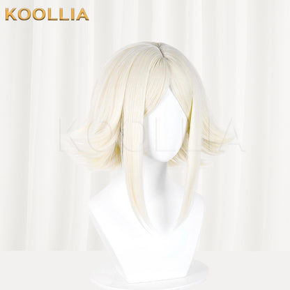 Gachiakuta Eisha Stilza Short Blonde Hair Basic Wig