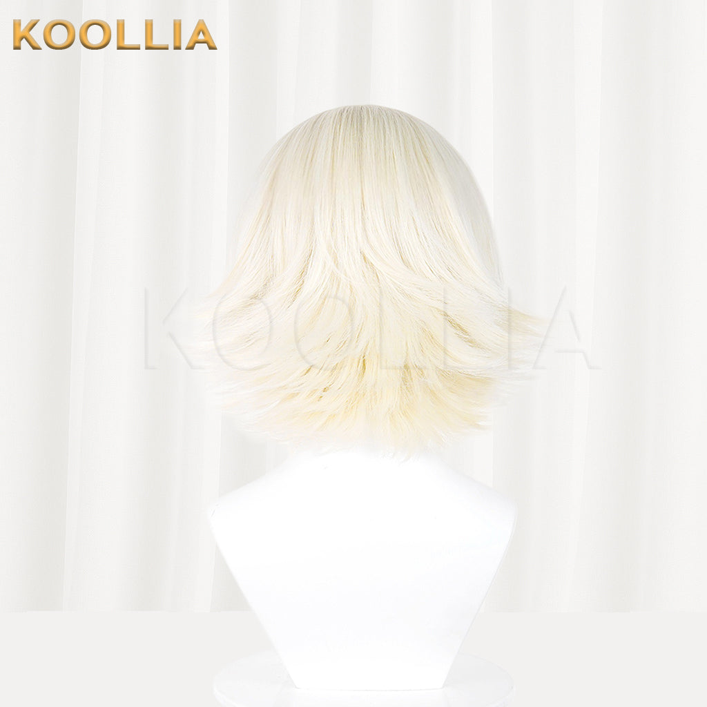 Gachiakuta Eisha Stilza Short Blonde Hair Basic Wig