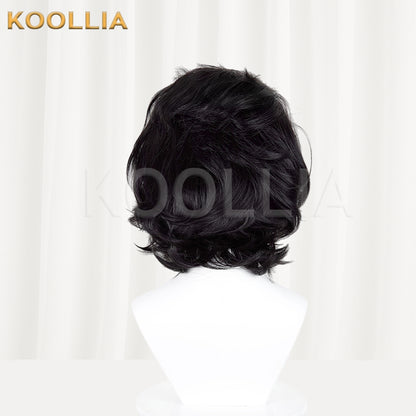 Delta Force Elie de Montbel Short Black Hair Basic Wig