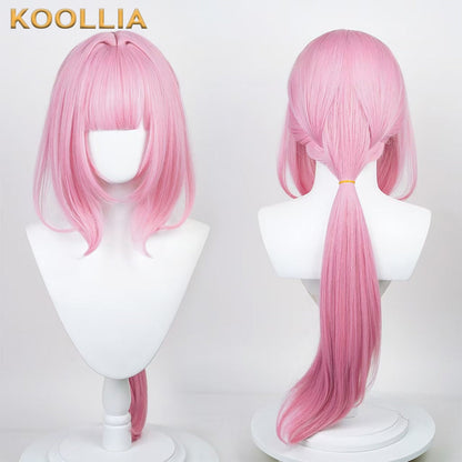 Honkai Impact 3 Elysia Long Pink Hair Basic Wig