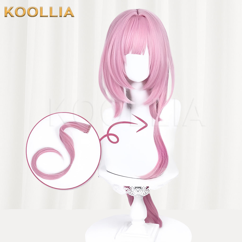 Honkai Impact 3 Elysia Long Pink Hair Basic Wig