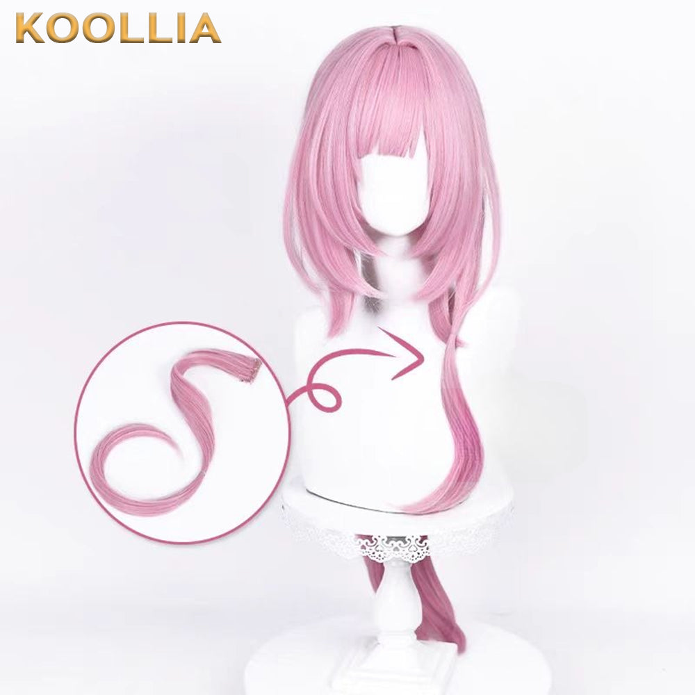 Honkai Impact 3 Elysia Long Pink Hair Basic Wig
