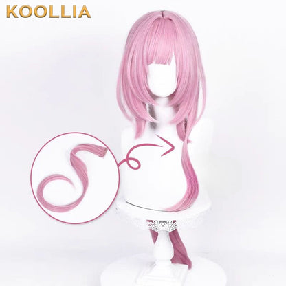 Honkai Impact 3 Elysia Long Pink Hair Basic Wig