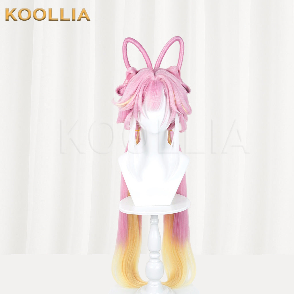 Honkai Impact 3 Elysia Glistening Moon Long Mix Hair Basic Wig