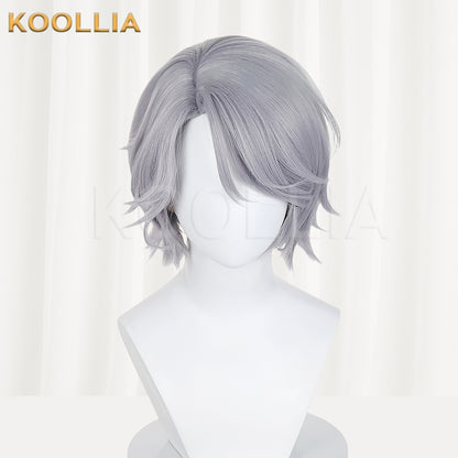Identity V Embalmer Aesop Carl(Chromatic) Short Silver Hair Basic Wig