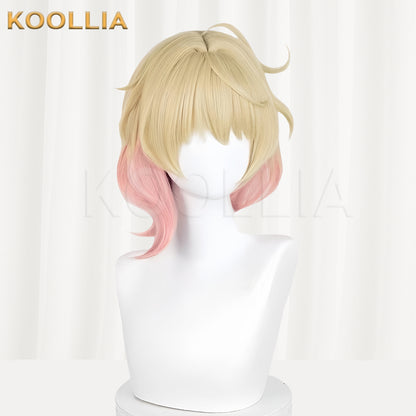 Genshin Impact Emilie Short Yellow Hair Basic Wig
