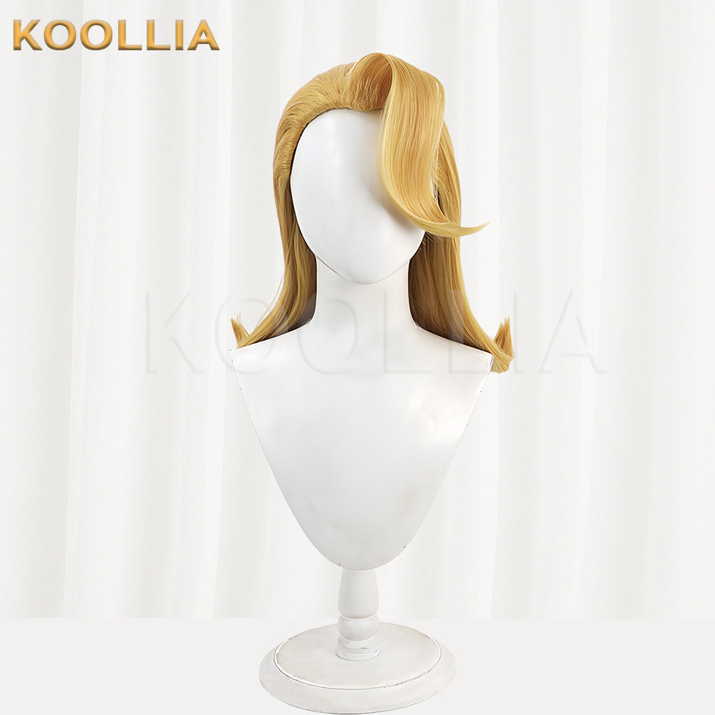 Marvel Rivals Emma Frost Short Golden Hair Basic Wig