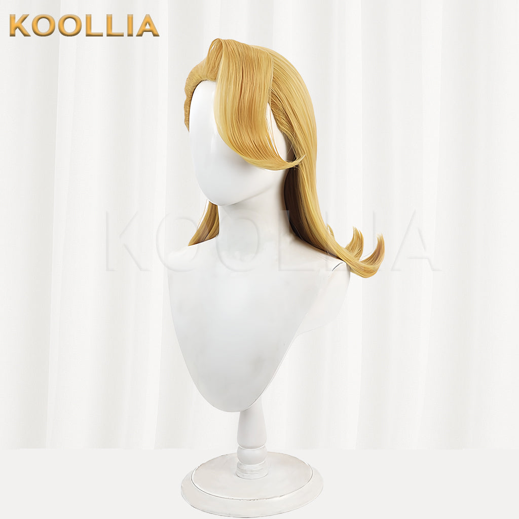 Marvel Rivals Emma Frost Short Golden Hair Basic Wig