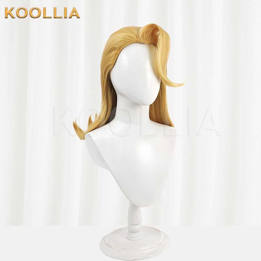 Marvel Rivals Emma Frost Short Golden Hair Basic Wig