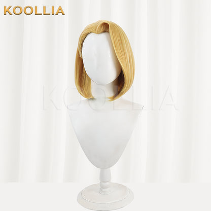 Marvel Rivals Emma Frost Short Golden Hair Basic Wig