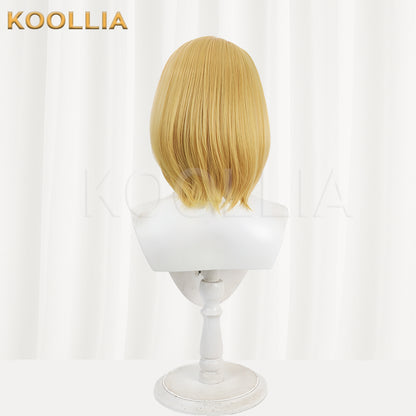 Marvel Rivals Emma Frost Short Golden Hair Basic Wig