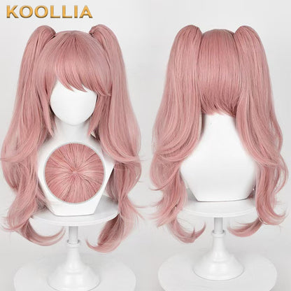 Danganronpa Enoshima Junko Long Pink Hair Basic Wig