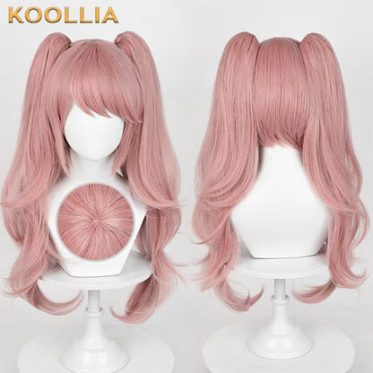 Danganronpa Enoshima Junko Long Pink Hair Basic Wig