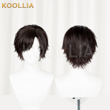 Light and Night Evan Short Brown Hair Basic Wig - KOOLLIA