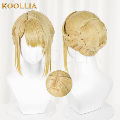 Zenless Zone Zero Evelyn Chevalier Short Dark/Light Blonde Hair Basic Wig