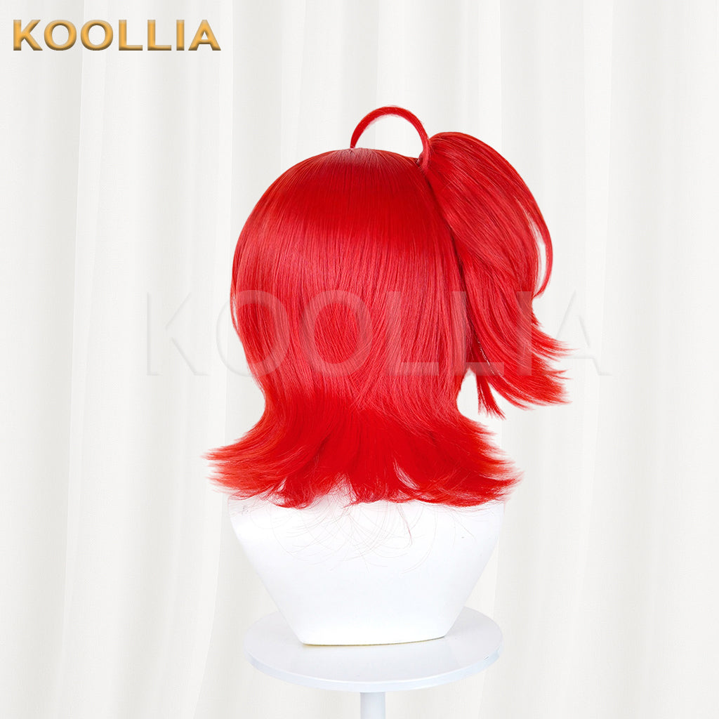 Arknights Exusiai the New Covenant Long Red Hair Basic Wig