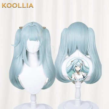 Genshin Impact Faruzan Long Blue Hair Basic Wig - KOOLLIA