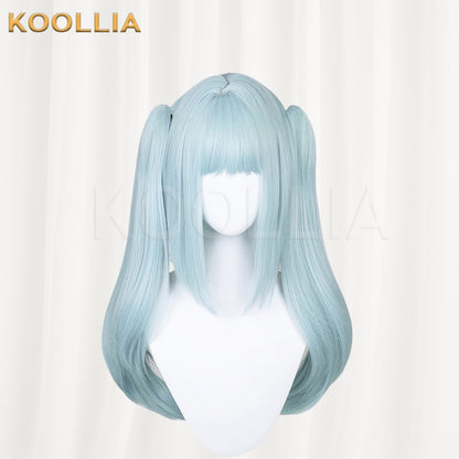 Genshin Impact Faruzan Lange blaue Haare Basic Perücke
