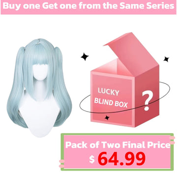 Genshin Impact Faruzan Long Blue Hair Basic Wig - KOOLLIA
