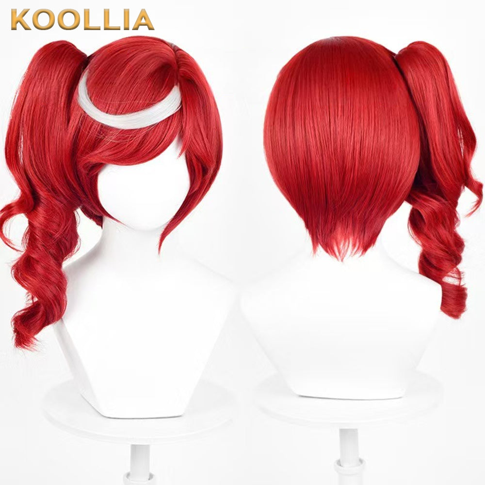IdentityV Priesterin Fiona Crimson Lange rote Haare Basic Perücke