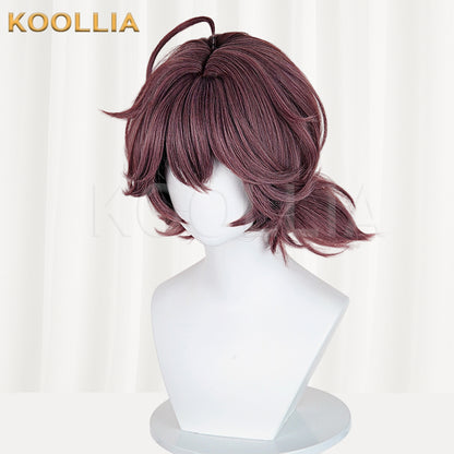 Reverse:1999 Flutterpage Short Wine-Red Hair Basic Wig