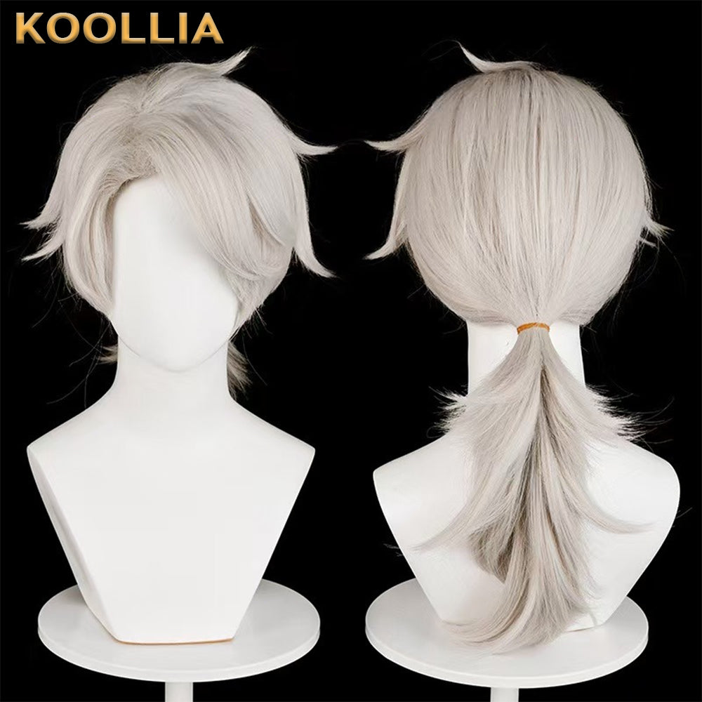 IdentityV Composer Frederick Long Silver Hair Basic Wig