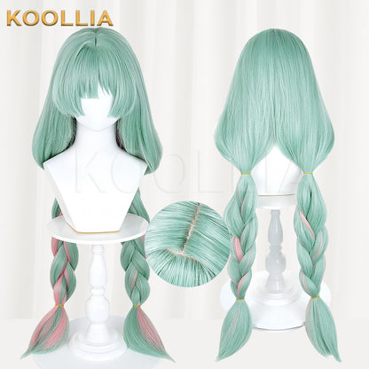Wuthering Waves Phrolova Long Green Hair Basic Wig