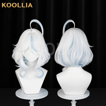 Genshin Impact Furina/Focalors Long/Short  Mix Hair Basic Wig