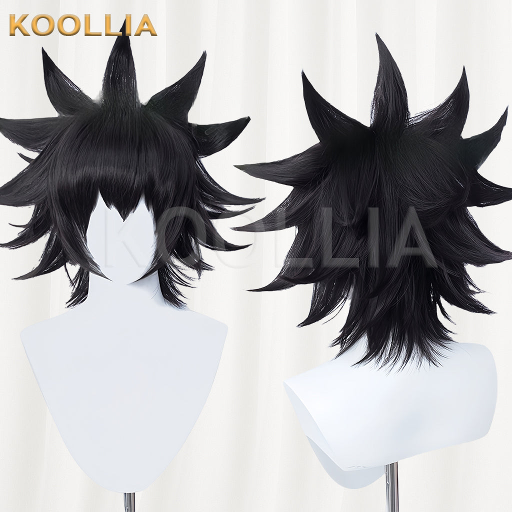 Jujutsu Kaisen Fushiguro Megumi Kurze schwarze Haare Basic Perücke