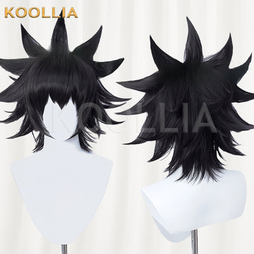 Jujutsu Kaisen Fushiguro Megumi Short Black Hair Basic Wig - KOOLLIA