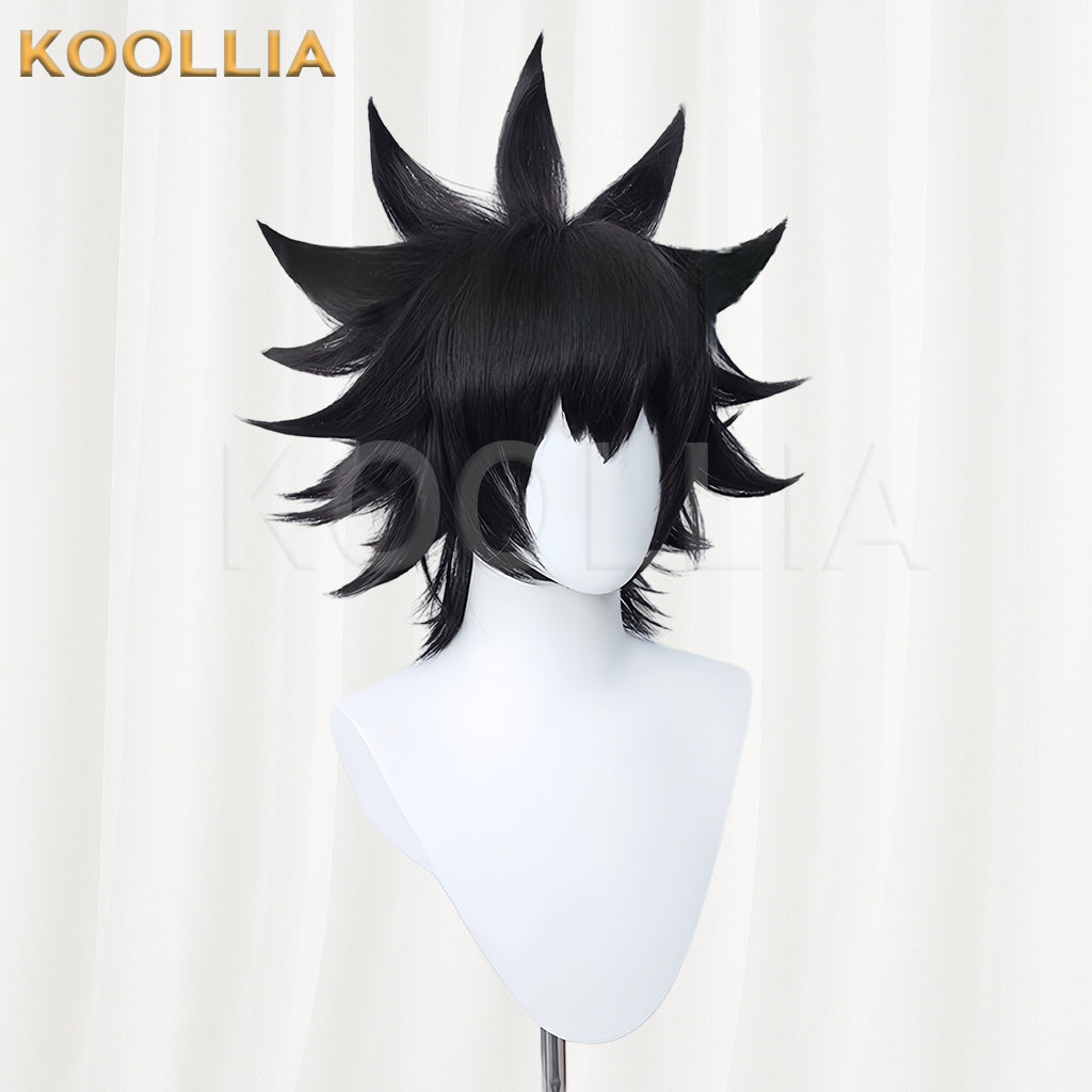 Jujutsu Kaisen Fushiguro Megumi Kurze schwarze Haare Basic Perücke