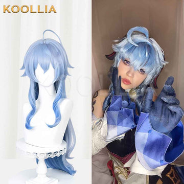 Genshin Impact Ganyu Long Blue Hair Basic Wig
