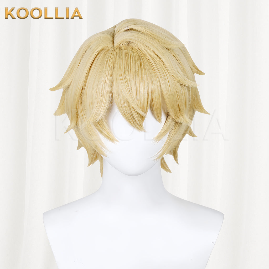 Honkai: Star Rail Gepard Short Yellow Hair Basic Wig