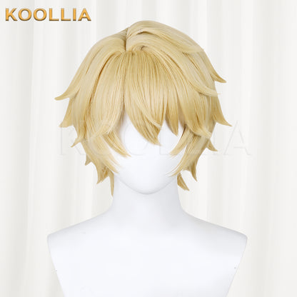 Honkai: Star Rail Gepard Short Yellow Hair Basic Wig