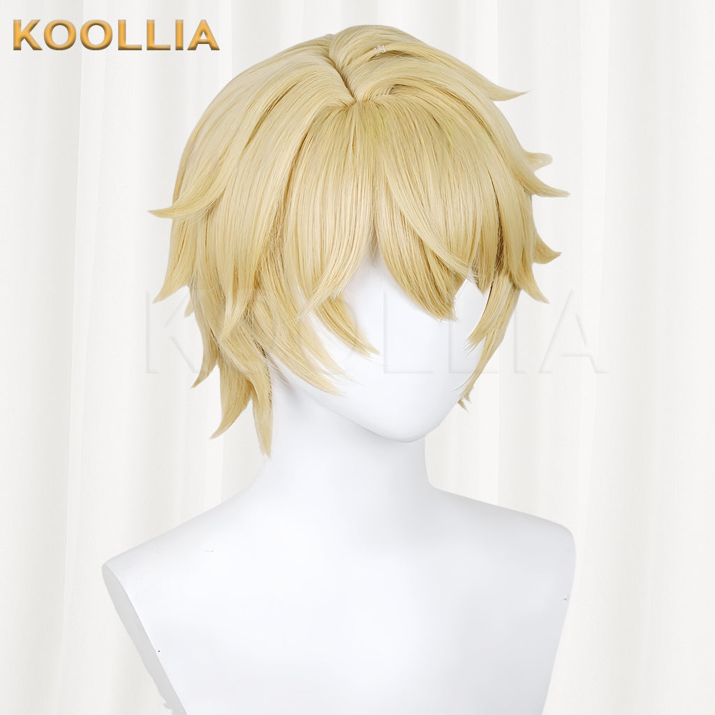 Honkai: Star Rail Gepard Short Yellow Hair Basic Wig