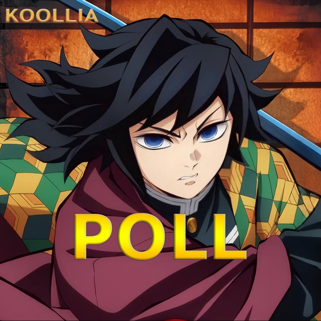 【KOOLLIA POLL】$20 Deposit =10% OFF Coupon Demon Slayer Tomioka Giyuu Natural Commission Wig