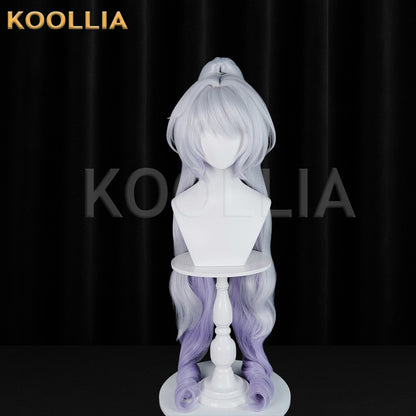 Honor of Kings Gongsun Li Long Sliver Purple Hair Basic Wig