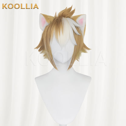 Genshin Impact Gorou Short Brown Hair Basic Wig