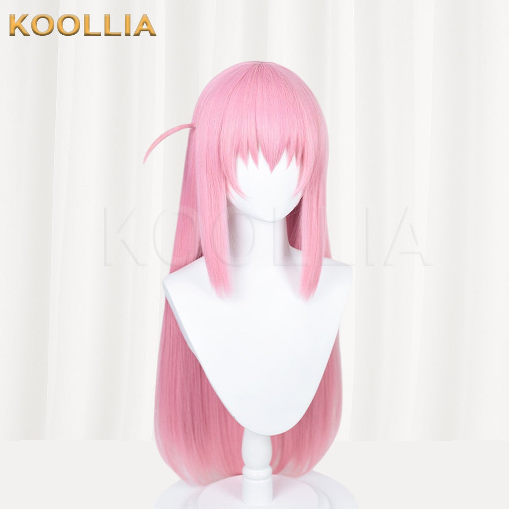 Bocchi The Rock Gotō Hitori Long Pink Hair Basic Wig