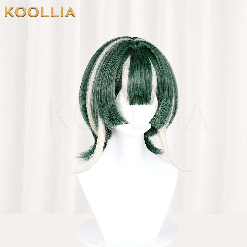Gachiakuta Guita Short Green Hair Basic Wig