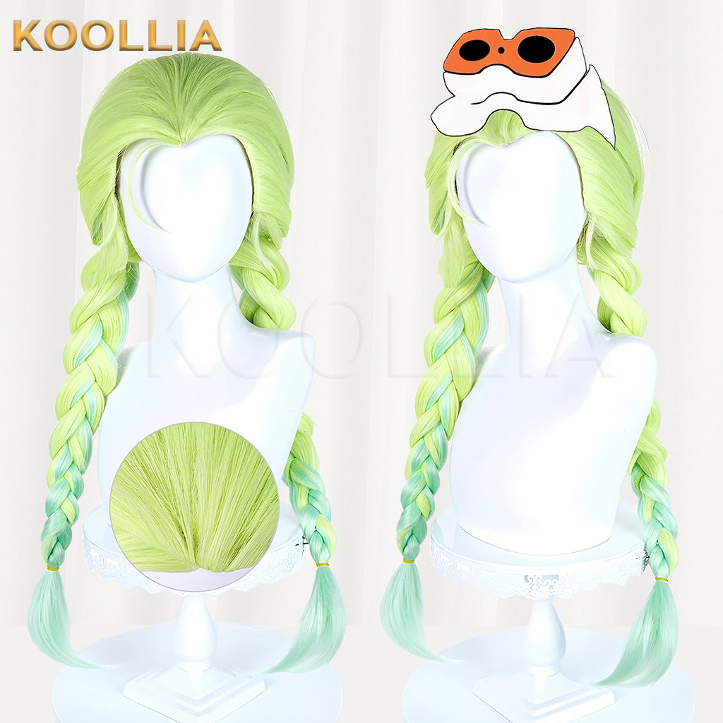Panty & Stocking with Garterbelt GunSmith Long Green  Hair Basic Wig
